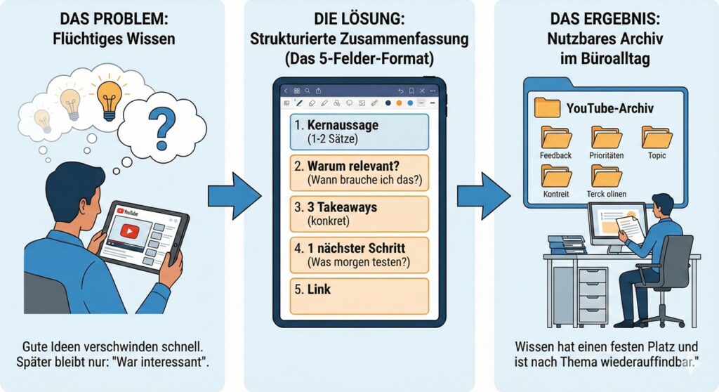 youtube wissen festhalten ablauf