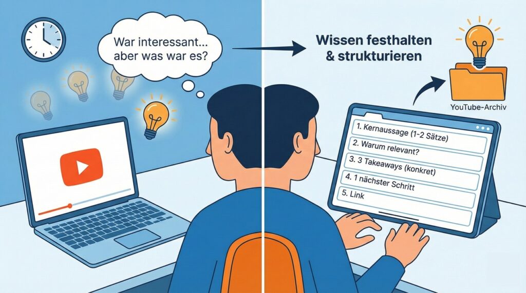 youtube wissen festhalten Übersicht